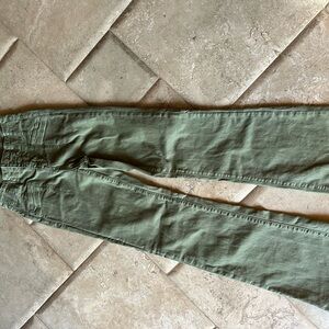 Altar'd State Olive Green denim EC size 24 regular